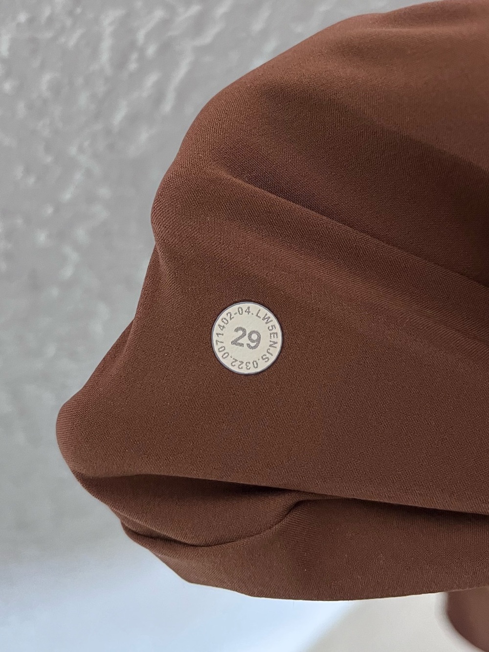 LULULEMON City Sleek 5 Pocket Wide Leg High Rise Pant Size 29 Roasted Brown - Picture 11 of 15